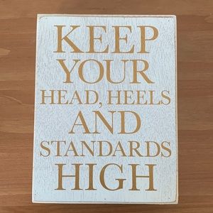 Small Decorative Wood Sign